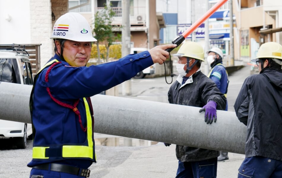 写真：交通誘導警備